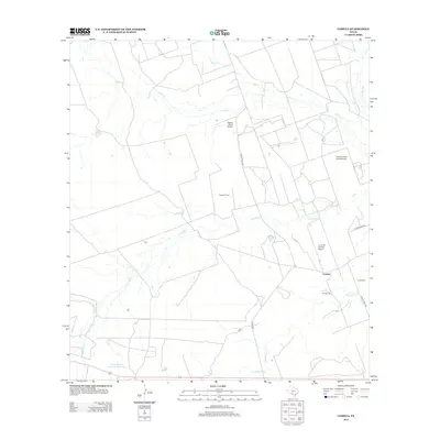 2012 Map of Cometa, 2012 Print