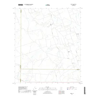 2019 Map of Cometa, 2019 Print