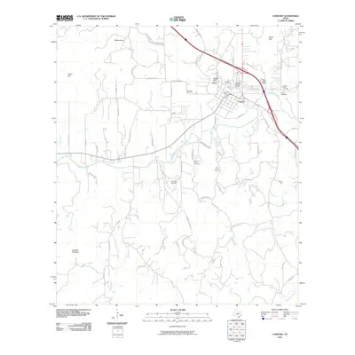 2010 Map of Comfort, 2010 Print