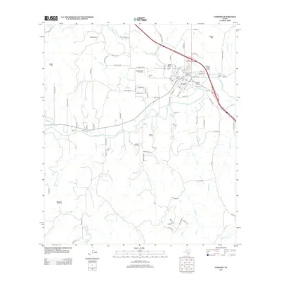 2013 Map of Comfort, 2013 Print