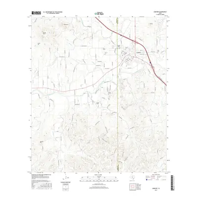 2016 Map of Comfort, 2016 Print