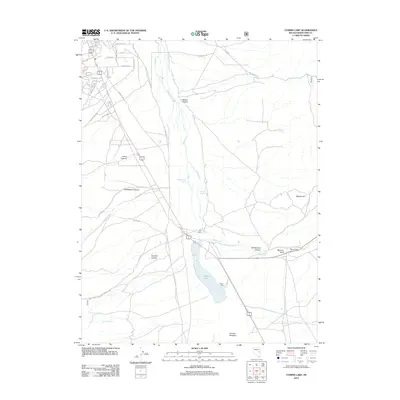 2012 Map of Comins Lake, 2012 Print
