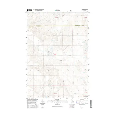 2014 Map of Comins, 2014 Print