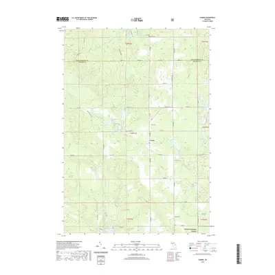 2019 Map of Comins, 2019 Print