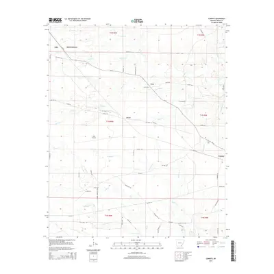 2014 Map of Cominto, 2014 Print