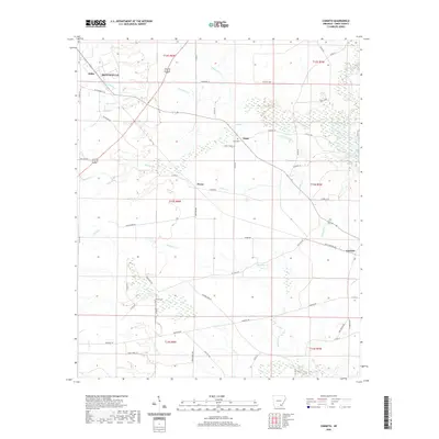 2020 Map of Cominto, 2020 Print