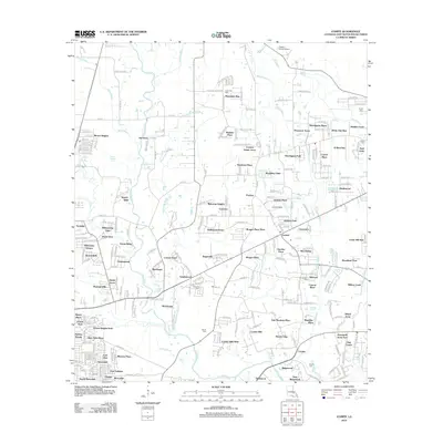 2012 Map of Comite, 2012 Print