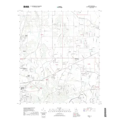 2018 Map of Comite, 2018 Print