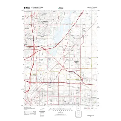 2013 Map of Commerce City, 2013 Print