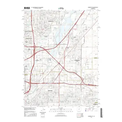 2016 Map of Commerce City, 2016 Print
