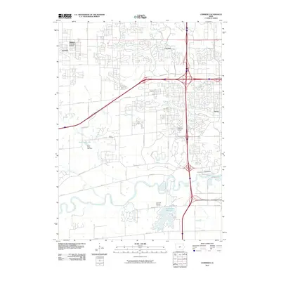 2010 Map of Commerce, 2010 Print