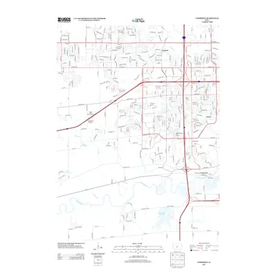 2013 Map of Commerce, 2013 Print