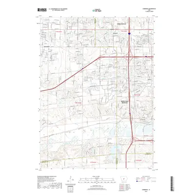2018 Map of Commerce, 2018 Print