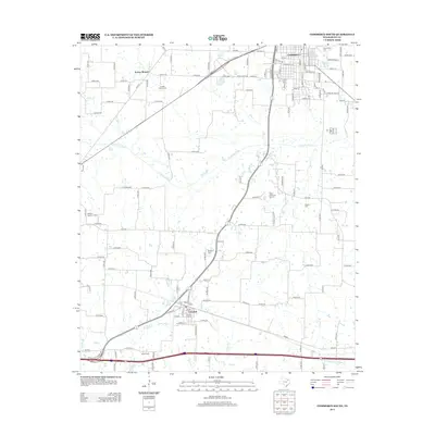 2013 Map of Commerce South, 2013 Print