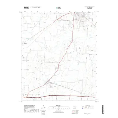 2019 Map of Commerce South, 2019 Print