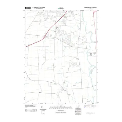 2010 Map of Commercial Point, 2010 Print