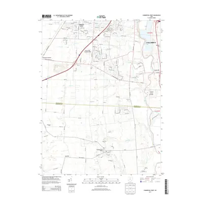 2013 Map of Commercial Point, 2013 Print