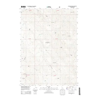 2013 Map of Commissary Ridge, 2013 Print