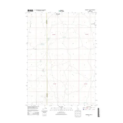 2013 Map of Community Lake, 2013 Print