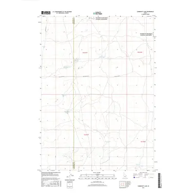 2017 Map of Community Lake, 2017 Print