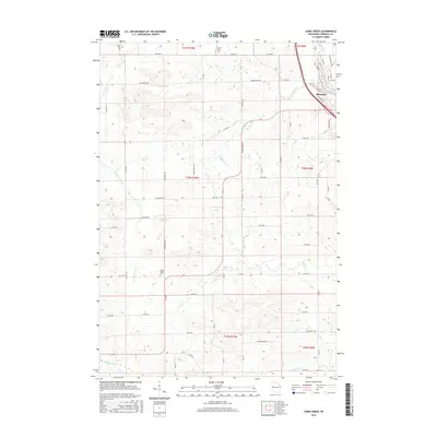 2015 Map of Como Creek, 2015 Print