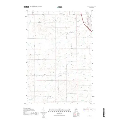 2018 Map of Como Creek, 2018 Print