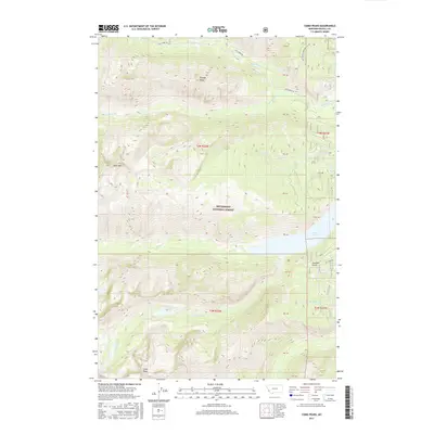 2017 Map of Como Peaks, 2017 Print