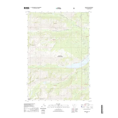 2020 Map of Como Peaks, 2020 Print