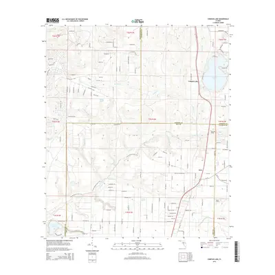 2015 Map of Compass Lake, 2015 Print