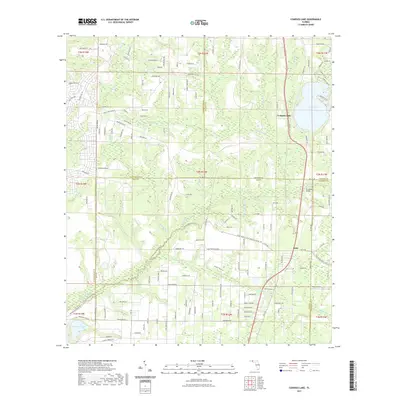 2021 Map of Compass Lake, 2021 Print