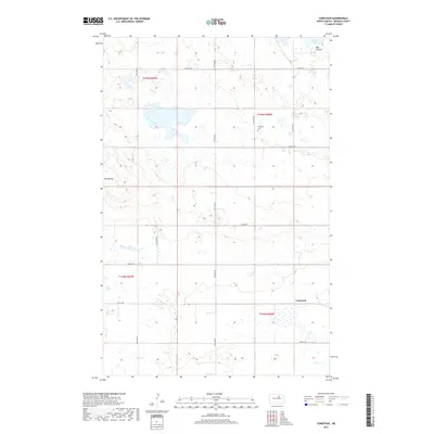 2017 Map of Comstock, 2017 Print