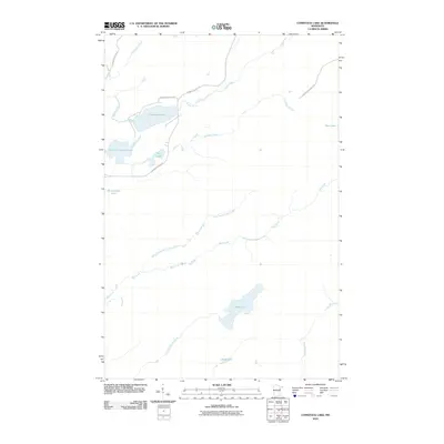 2010 Map of Comstock Lake, 2010 Print