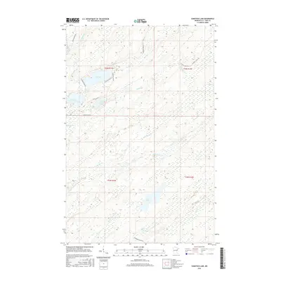2016 Map of Comstock Lake, 2016 Print