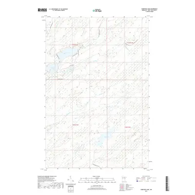 2019 Map of Comstock Lake, 2019 Print