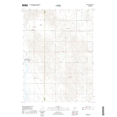 2017 Map of Comstock, 2017 Print
