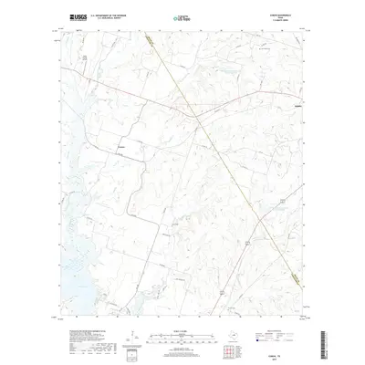 2019 Map of Comyn, 2019 Print