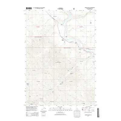 2013 Map of Conant Valley, 2013 Print