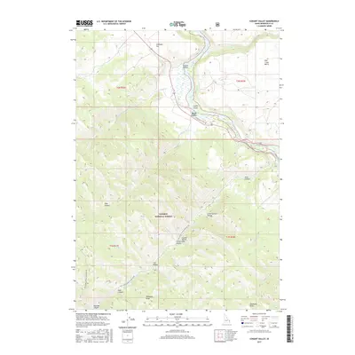 2017 Map of Conant Valley, 2017 Print