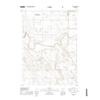 2017 Map of Conata NE, 2017 Print
