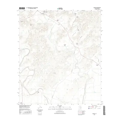 2016 Map of Concan, 2016 Print
