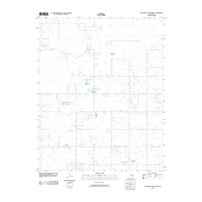 2010 Map of Concharty Mountain, 2010 Print