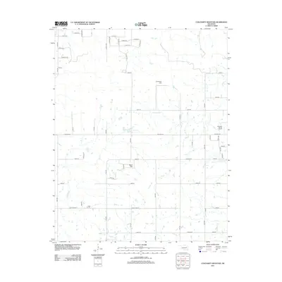 2012 Map of Concharty Mountain, 2012 Print