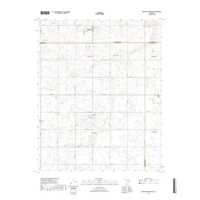 2019 Map of Concharty Mountain, 2019 Print