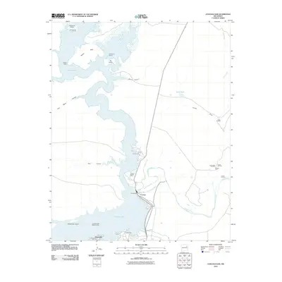 2010 Map of Conchas Dam, 2010 Print