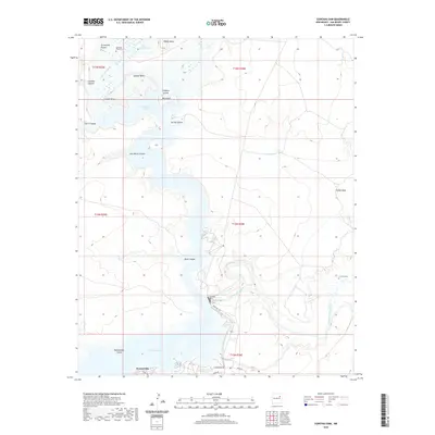 2020 Map of Conchas Dam, 2020 Print