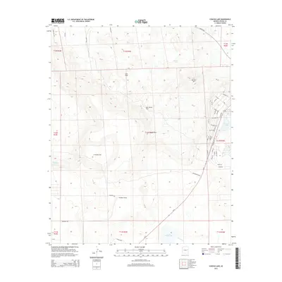 2014 Map of Concho Lake, 2014 Print