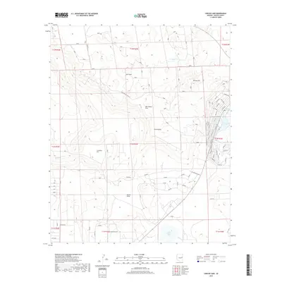 2018 Map of Concho Lake, 2018 Print