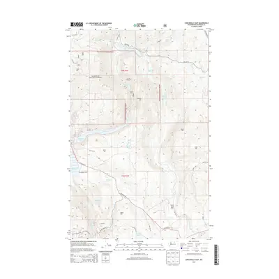 2014 Map of Conconully East, 2014 Print