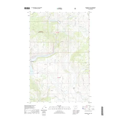 2020 Map of Conconully East, 2020 Print