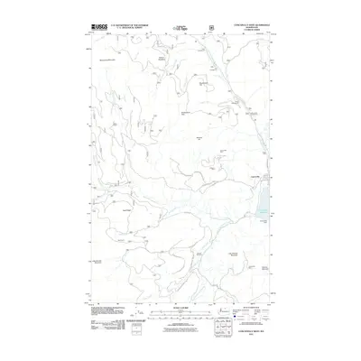 2011 Map of Conconully West, 2011 Print